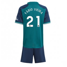 Arsenal Fabio Vieira #21 3rd Trikot 2023-24 Kurzarm (+ kurze hosen)